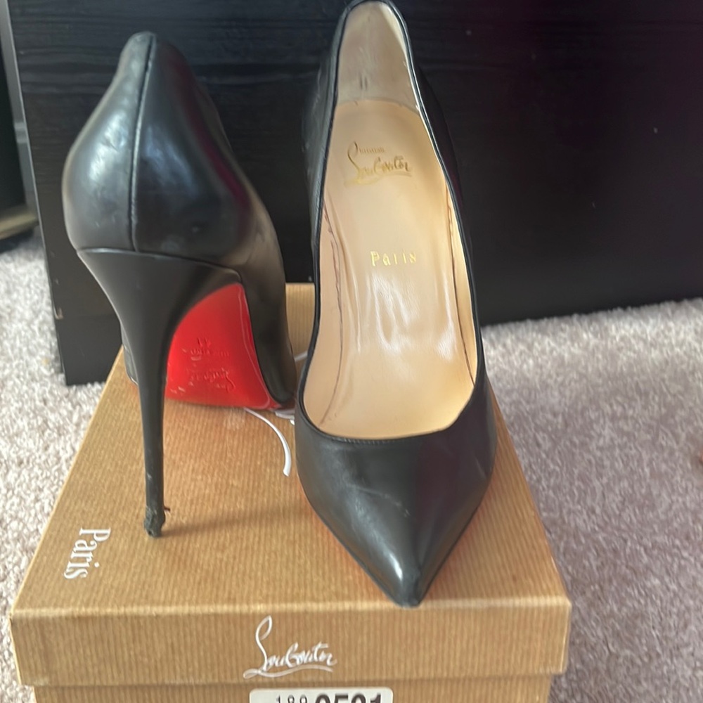 Black Pigalle Follies 100 Red Bottoms